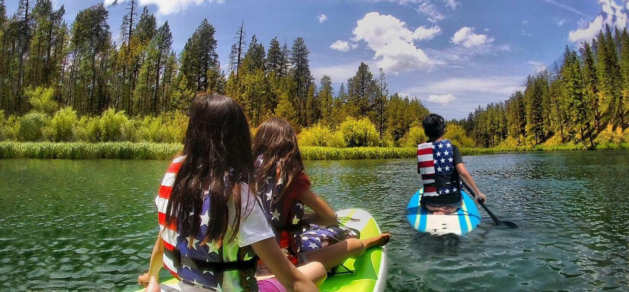 Bend-Sunriver Camping Resort 24 Ft. Yurt 16 Esterno foto